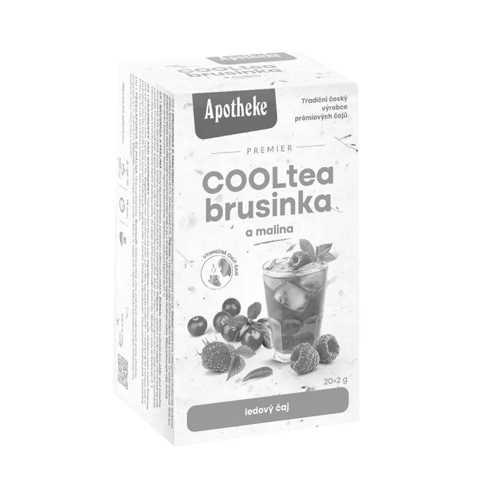 Apotheke COOLTEA Brusinka s malinou 20x2g
